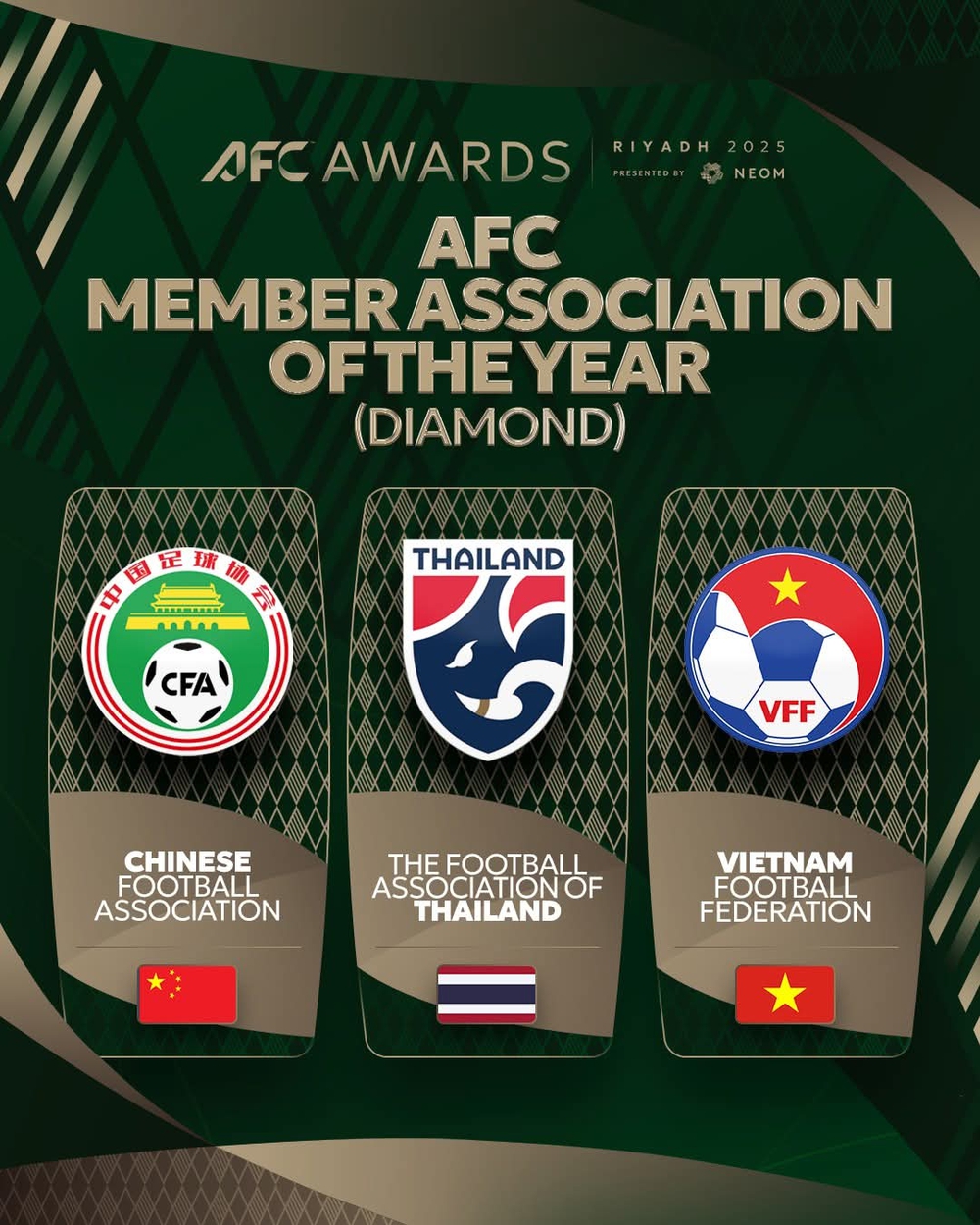 VFF vào tốp 3 để cử giải thưởng lớn của AFC - Ảnh 1.