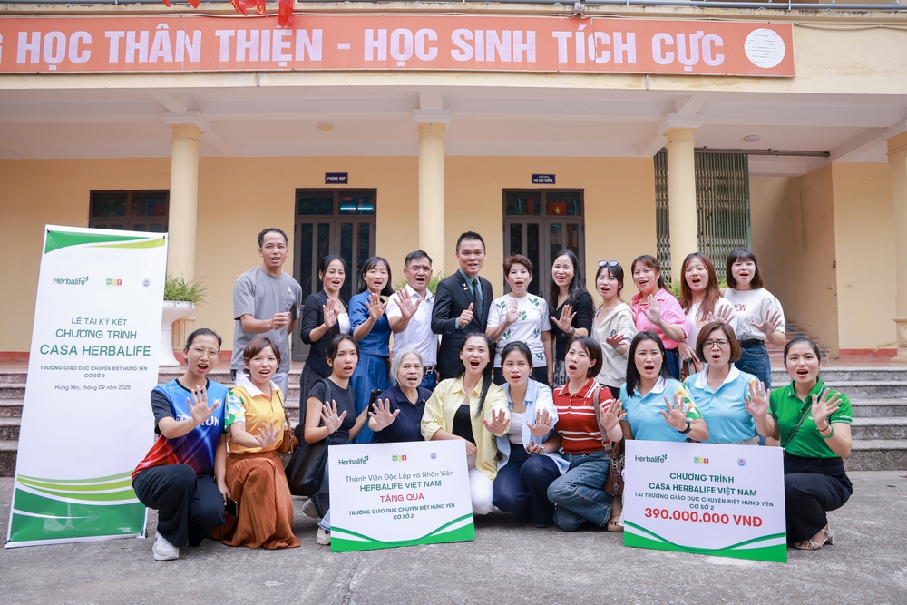 Herbalife Việt Nam triển khai chương hỗ trợ bữa ăn dinh dưỡng hằng ngày cho hơn 3.000 người có hoàn cảnh khó khăn - Ảnh 1.