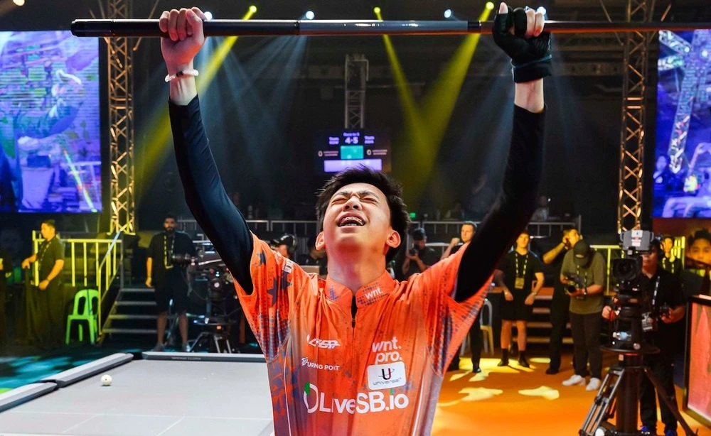 Thiên tài tuổi teen bùng nổ, tuyển Châu Á áp đảo tuyệt đối tuyển Thế giới tại Billiards Reyes Cup 2025 - Ảnh 1.