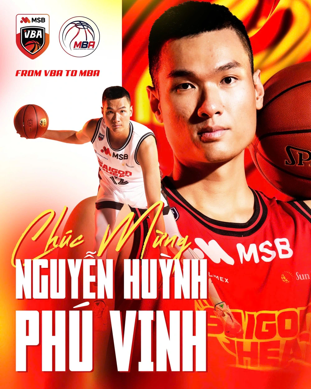 Nguyễn Huỳnh Phú Vinh trở thành cầu thủ bóng rổ Việt Nam đầu tiên thi đấu chuyên nghiệp tại Mông Cổ - Ảnh 1.