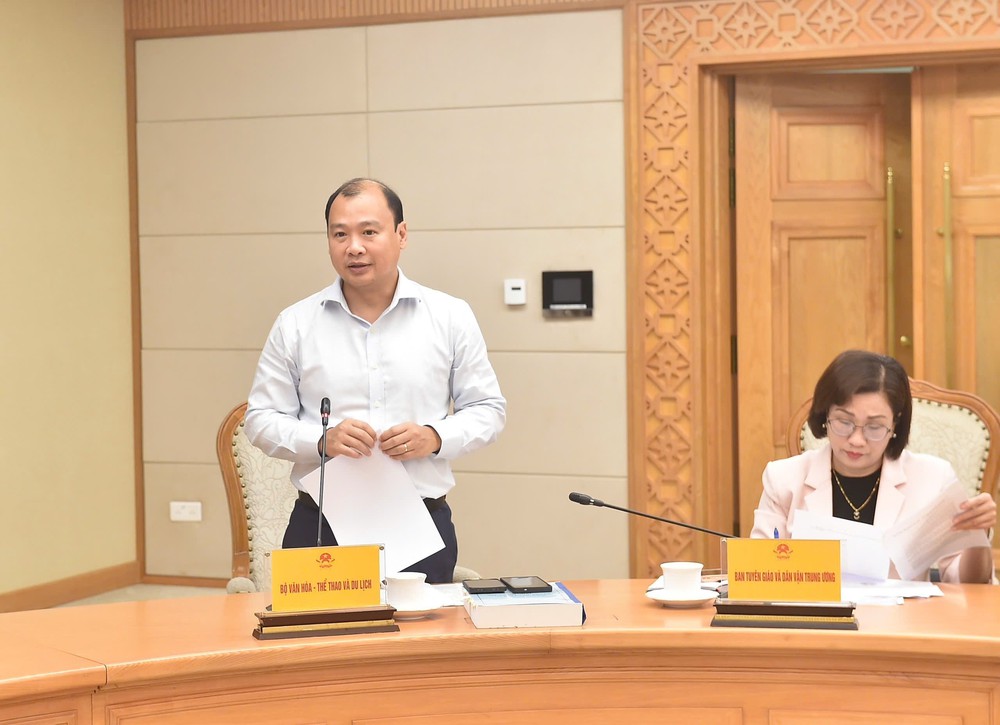 Phó Thủ tướng Mai Văn Chính chủ trì họp về đề xuất chọn &quot;Ngày Văn hóa Việt Nam&quot; - Ảnh 3.