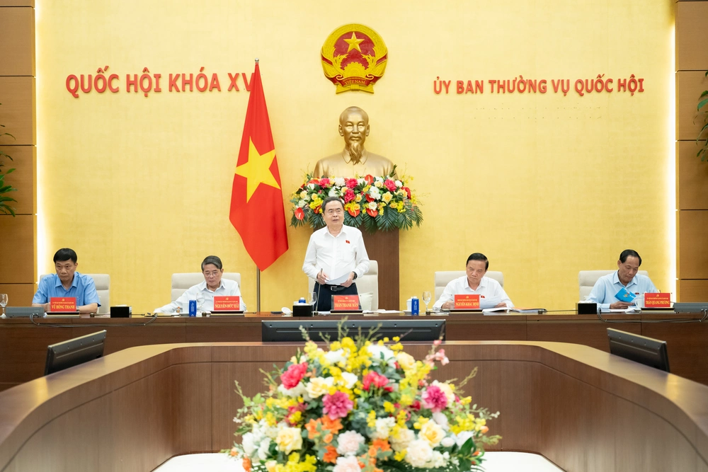 Chủ tịch Quốc hội Trần Thanh Mẫn: Chung sức, đồng lòng hoàn thành tốt trọng trách trong kỳ họp lịch sử - Ảnh 1.