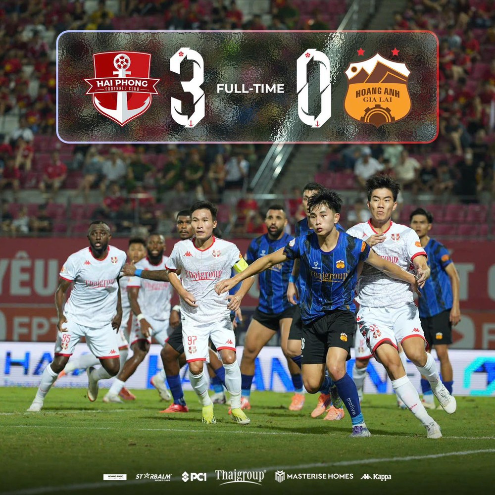 Hải Phòng đánh bại HAGL 3-0 ở vòng 7 V-League