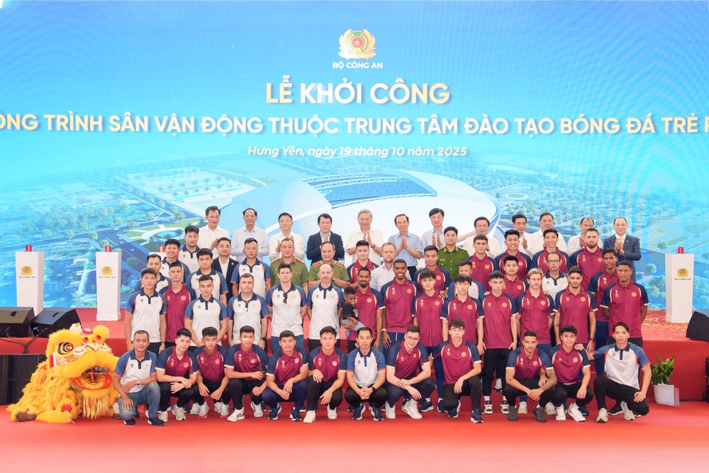Tổng Bí thư Tô Lâm dự lễ khởi công xây dựng sân vận động 60.000 chỗ ngồi - Ảnh 5.