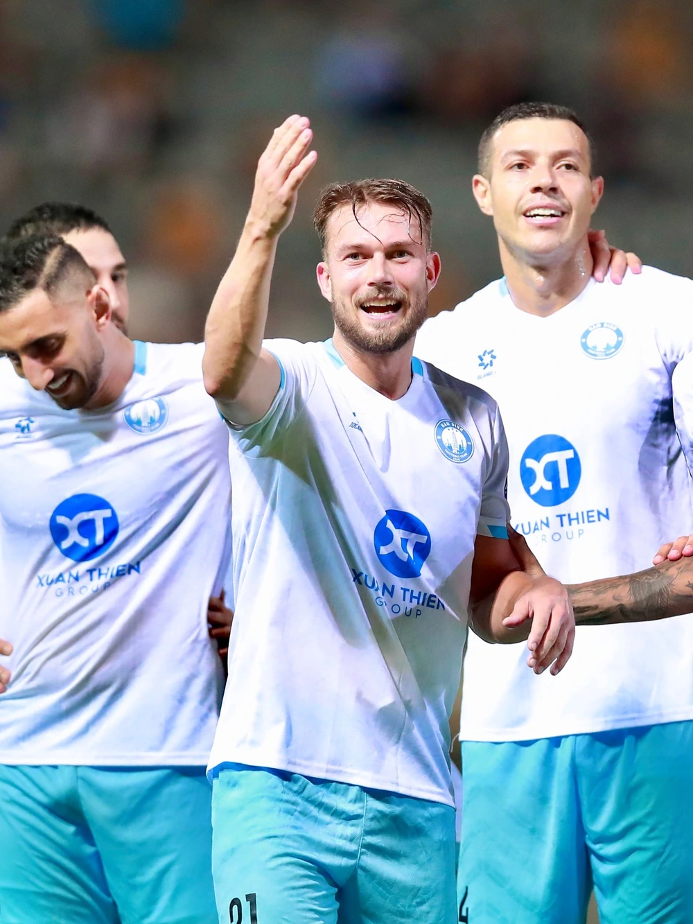 Dùng tới 10 ngoại binh, Thép Xanh Nam Định cũng chỉ thắng chật vật ở Champions League châu Á - Ảnh 1.