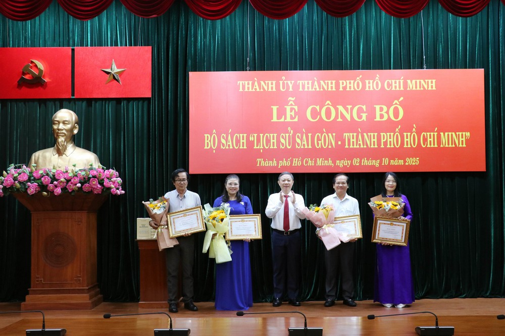 Công bố Bộ sách “Lịch sử Sài Gòn - Thành phố Hồ Chí Minh” - Ảnh 5.