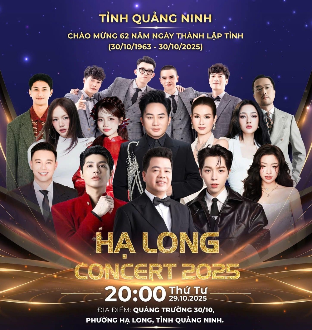 Tùng Dương, Noo Phước Thịnh, Đức Phúc,... góp mặt trong concert mừng kỷ niệm 62 năm thành lập tỉnh Quảng Ninh - Ảnh 1.