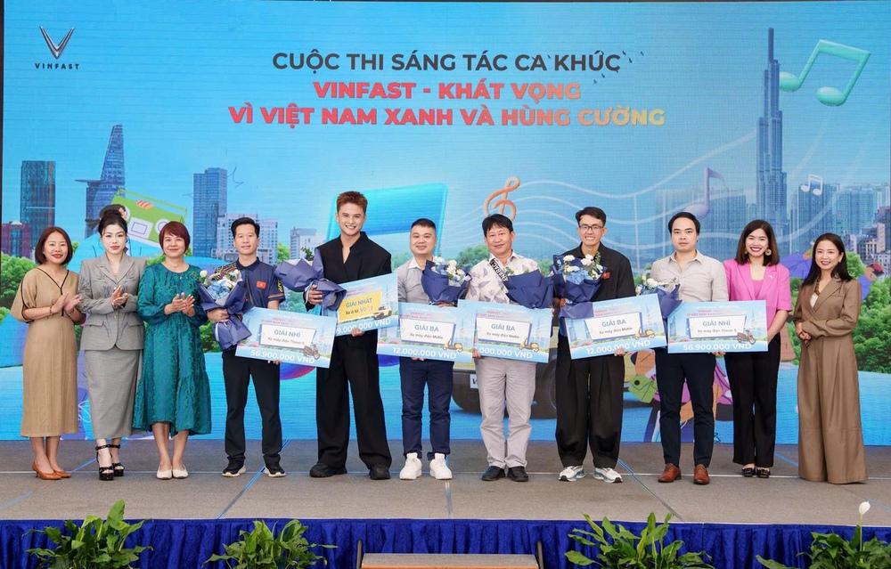 VinFast trao giải cuộc thi sáng tác ca khúc: Khi âm nhạc hòa nhịp cùng khát vọng Việt - Ảnh 1.