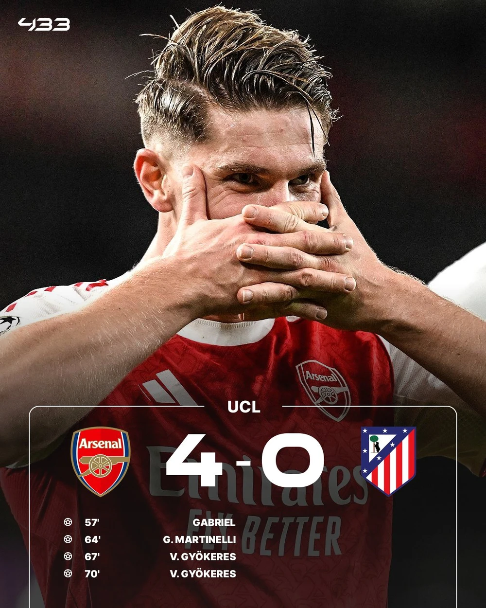Kết quả bóng đá Cúp 1: PSG ghi 7 bàn, Barca thắng đậm 6-1 và Arsenal đánh bại Atletico 4-0 - Ảnh 3.