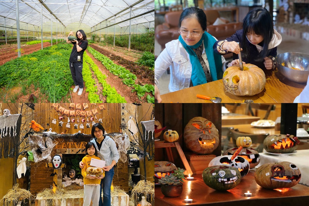Trải nghiệm Halloween giữa rừng thu Lat Valley Reatreat Village - Ảnh 3.