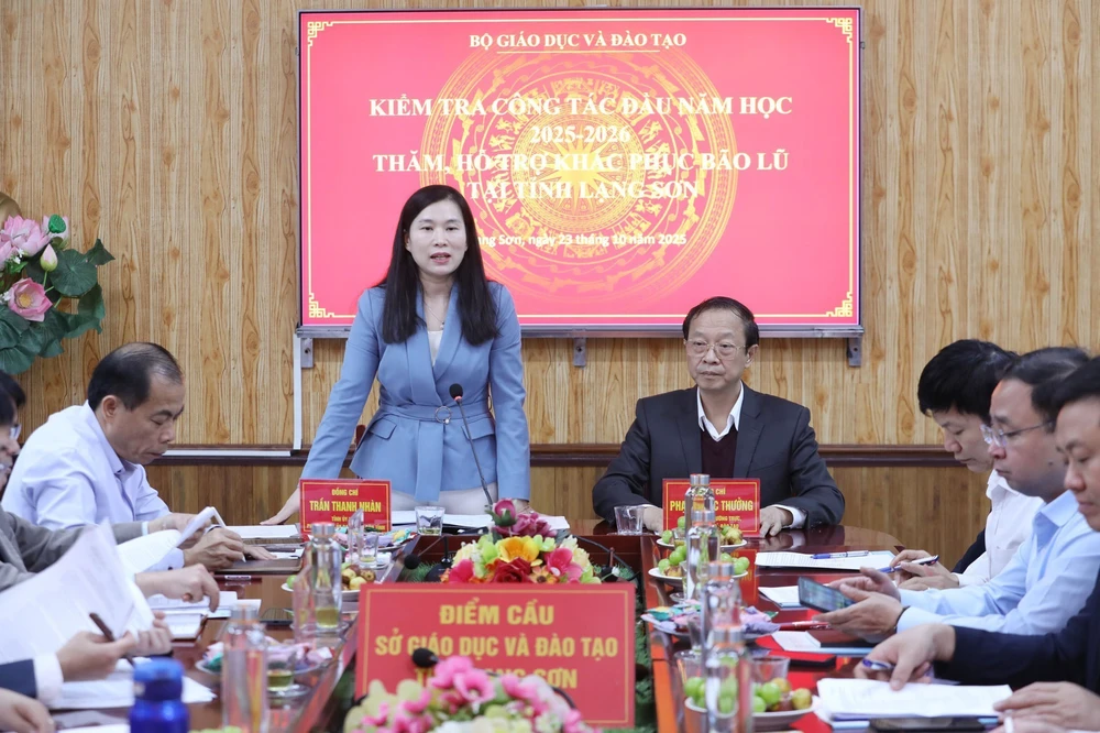 Đảm bảo điều kiện dạy và học tại các trường bị ảnh hưởng mưa lũ - Ảnh 3.