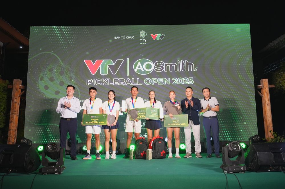 VTV A.O. SMITH Pickleball Open 2025 kết thúc thành công - Ảnh 3. VTV A.O. SMITH Pickleball Open 2025 kết thúc thành công - Ảnh 3.