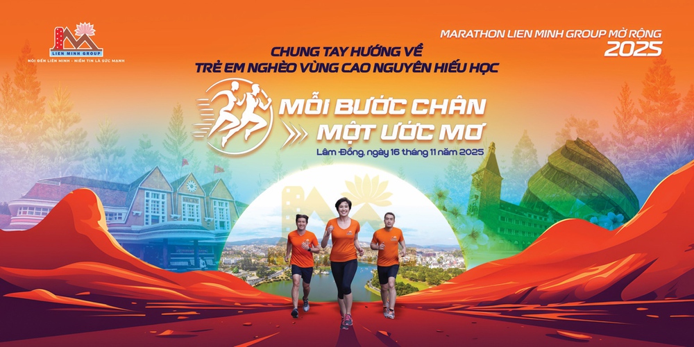 Marathon Liên Minh mở rộng 2025: “Mỗi bước chân - Một ước mơ” - Ảnh 1. Marathon Liên Minh mở rộng 2025: “Mỗi bước chân - Một ước mơ” - Ảnh 1.