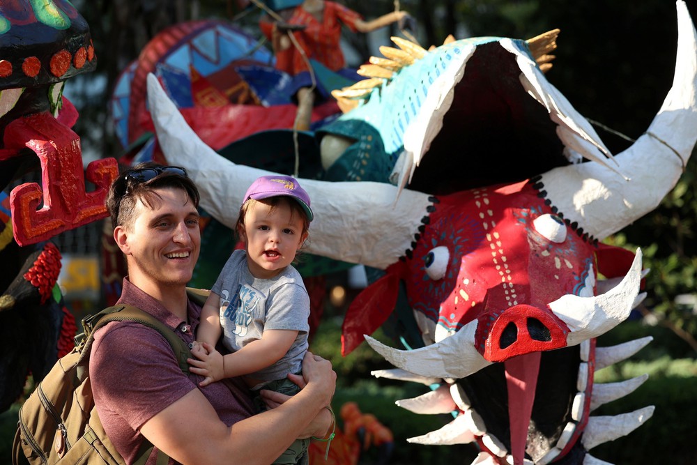 Sắc màu mộng mị của Alebrijes trên đại lộ Paseo de Reforma - Ảnh 5. Sắc màu mộng mị của Alebrijes trên đại lộ Paseo de Reforma - Ảnh 5.