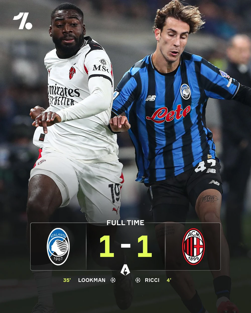 Napoli thắng sát nút để dẫn đầu Serie A trong ngày AC Milan bị cầm hòa - Ảnh 1. Napoli thắng sát nút để dẫn đầu Serie A trong ngày AC Milan bị cầm hòa - Ảnh 1.