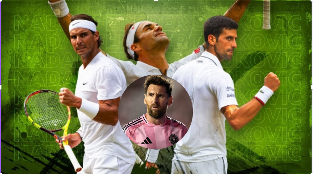 Messi ca ngợi Nadal, Djokovic, Federer Messi ca ngợi Nadal, Djokovic, Federer
