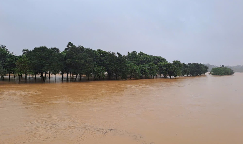 Lũ đang lên nhanh trở lại tại Huế - Ảnh 1. Lũ đang lên nhanh trở lại tại Huế - Ảnh 1.