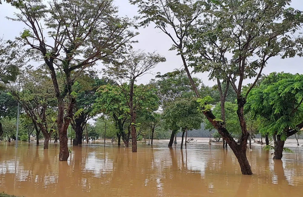 Lũ sông Hương xuống sát báo động 3, TP Huế vẫn ngập diện rộng - Ảnh 8. Lũ sông Hương xuống sát báo động 3, TP Huế vẫn ngập diện rộng - Ảnh 8.