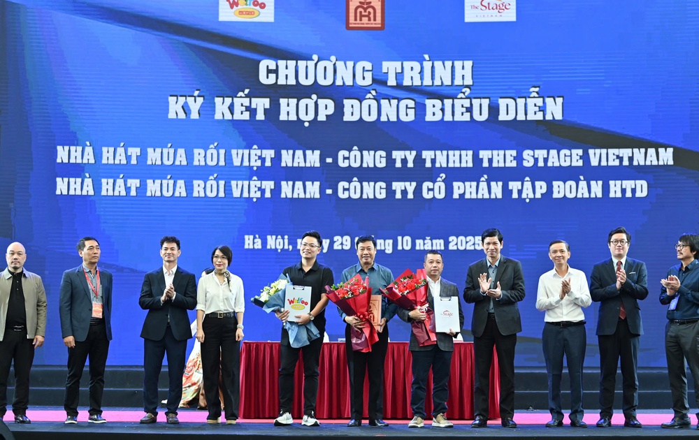 Nhà hát Múa rối Việt Nam ký kết hợp đồng 21 tỷ đồng tại Hội chợ Mùa thu 2025 - Ảnh 3.