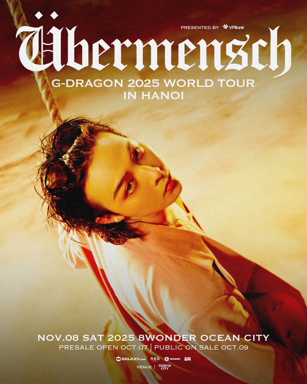 G-DRAGON 2025 WORLD TOUR [Übermensch] biểu tượng toàn cầu chính thức trở lại với chuyến lưu diễn được mong chờ bậc nhất tại các thành phố lớn - Ảnh 1.