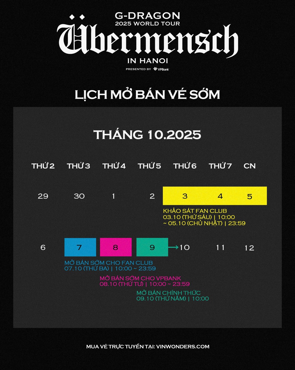 G-DRAGON 2025 WORLD TOUR [Übermensch] biểu tượng toàn cầu chính thức trở lại với chuyến lưu diễn được mong chờ bậc nhất tại các thành phố lớn - Ảnh 3.
