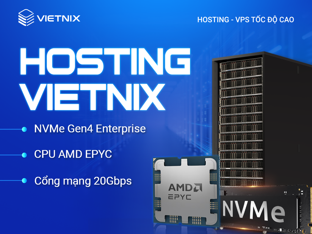 Hosting tốc độ cao Vietnix: Giải mã kiến trúc công nghệ tiên phong ngành - Ảnh 1.