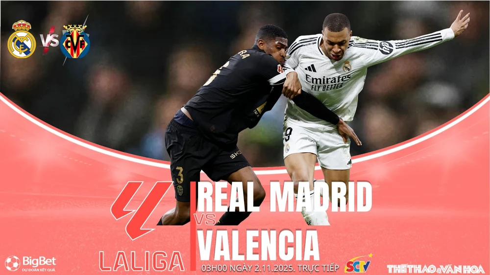 Nhận định, soi tỷ lệ Real Madrid vs Valencia 03h00 ngày 2/11, vòng 11 La Liga - Ảnh 1. Real Madrid vs Valencia
