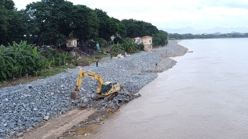 Ứng phó bão số 11: Các địa phương gấp rút kiểm đếm tàu thuyền, bảo vệ đê điều và sản xuất - Ảnh 4.
