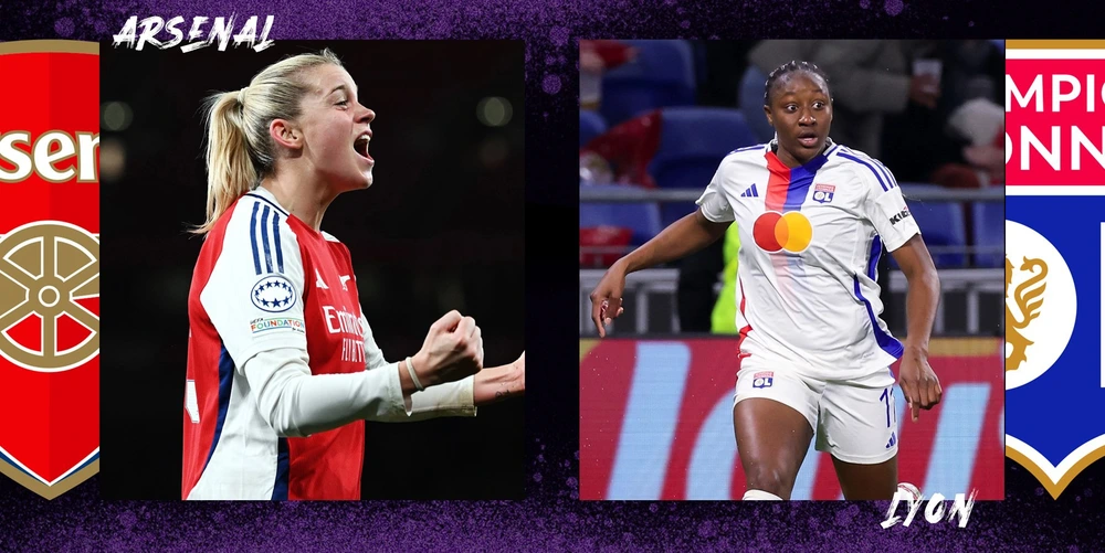 nữ Arsenal vs nữ Lyon
