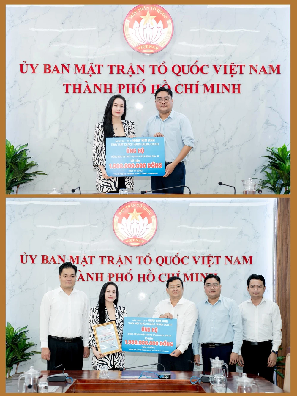 Nhật Kim Anh đóng góp 1 tỷ đồng khắc phục bão Bualoi - Ảnh 2.
