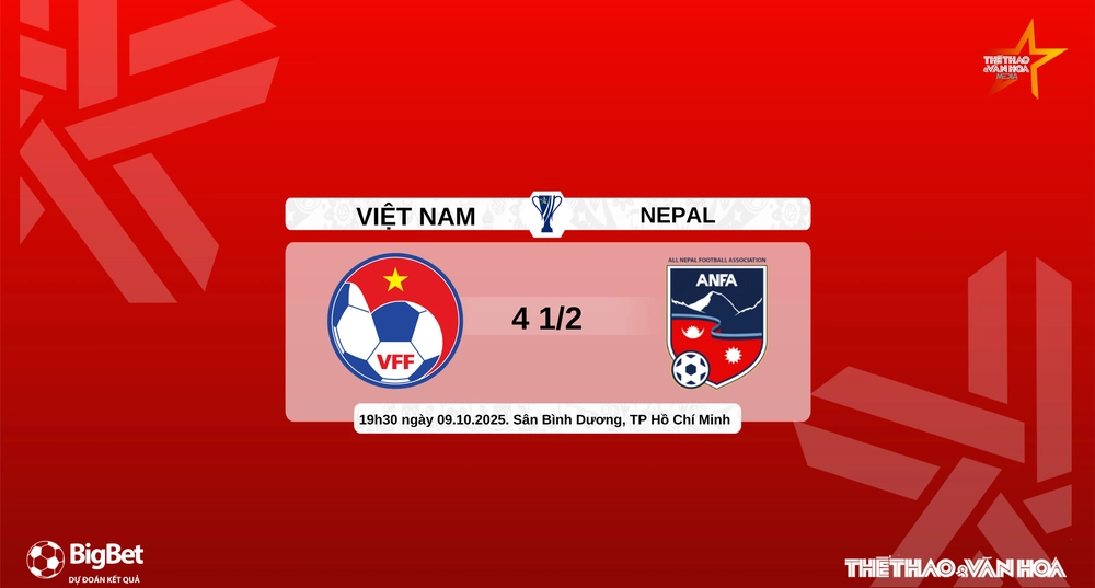 Nhận định, soi tỷ lệ Việt Nam vs Nepal 19h30 hôm nay 9/10, VL Asian Cup 2027 - Ảnh 10.