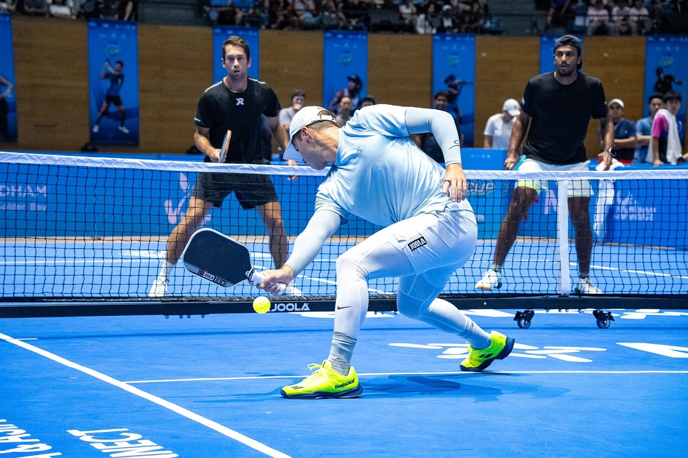 Huyền thoại pickleball Ben Johns khoe ảnh du đấu Việt Nam, khen CĐV hết lời - Ảnh 1.