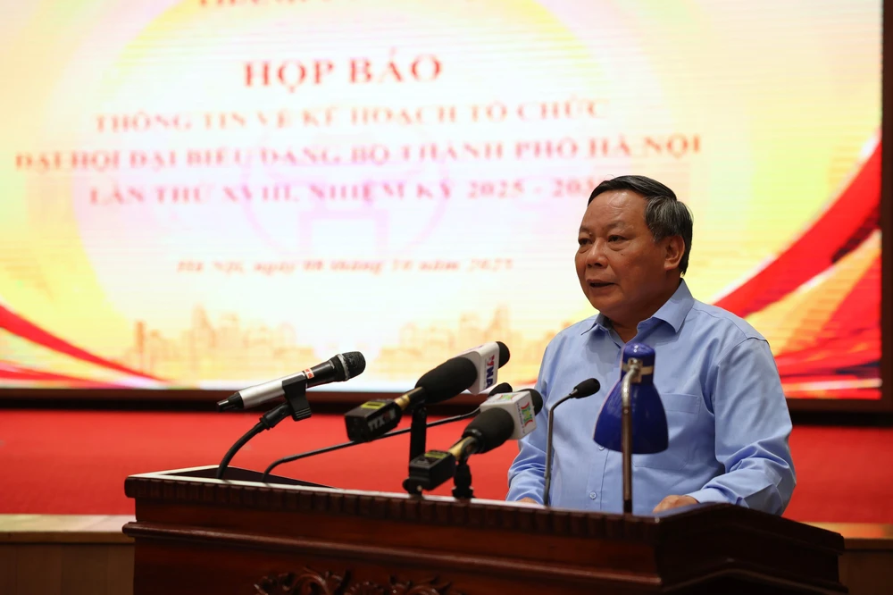 Đại hội đại biểu Đảng bộ thành phố Hà Nội sẽ diễn ra từ 15 - 17/10 - Ảnh 1.