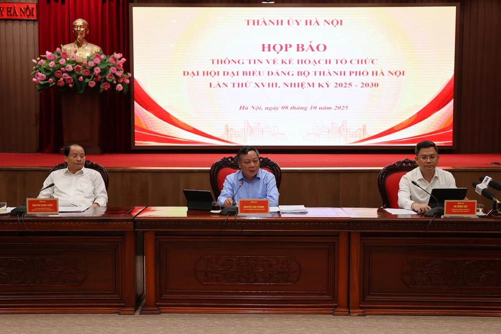 Đại hội đại biểu Đảng bộ thành phố Hà Nội sẽ diễn ra từ 15 - 17/10 - Ảnh 2.