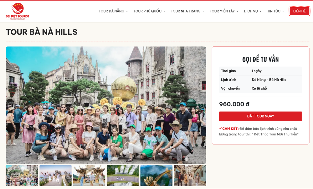 Đại Việt Tourist đơn vị tổ chức tour Bà Nà Hills được tin chọn nhất - Ảnh 2.