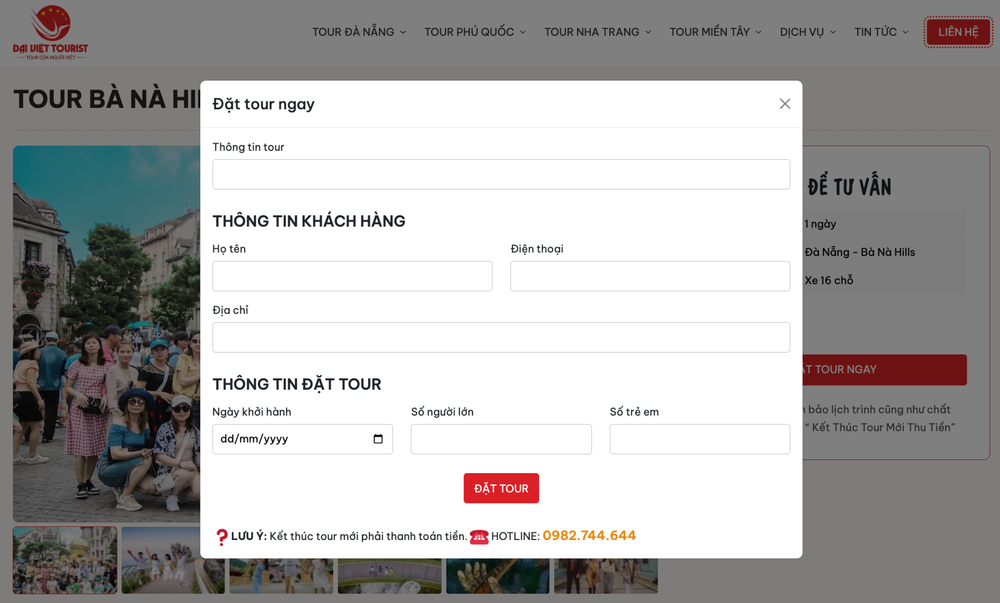 Đại Việt Tourist đơn vị tổ chức tour Bà Nà Hills được tin chọn nhất - Ảnh 4.