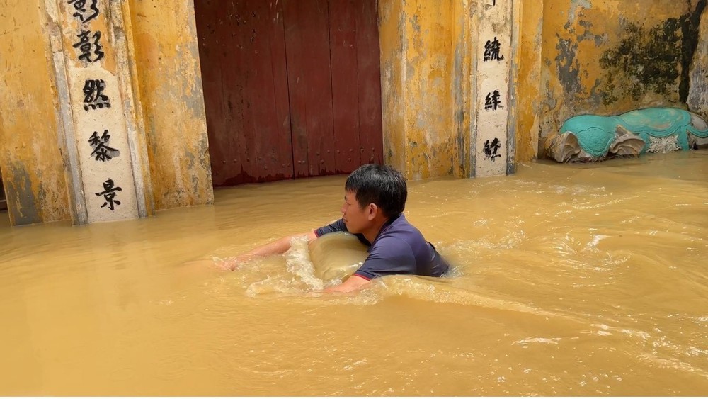 Phường Vân Hà (Bắc Ninh) chủ động ứng phó mưa lũ - Ảnh 3.