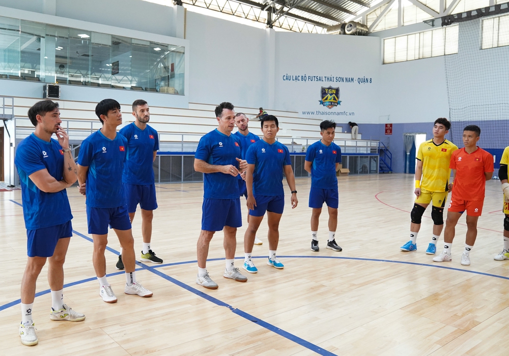 Futsal Việt Nam tăng tốc chuẩn bị cho SEA Games 33 - Ảnh 1.