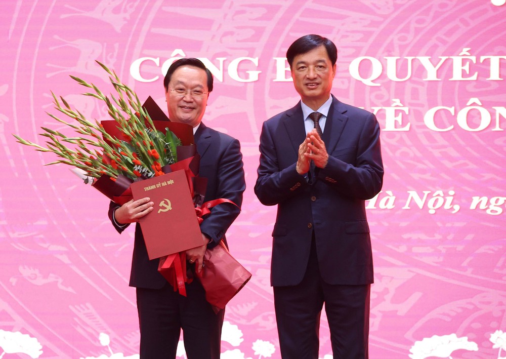 Đồng chí Nguyễn Đức Trung giữ chức Phó Bí thư Thành ủy Hà Nội - Ảnh 4. Đồng chí Nguyễn Đức Trung giữ chức Phó Bí thư Thành ủy Hà Nội - Ảnh 4.