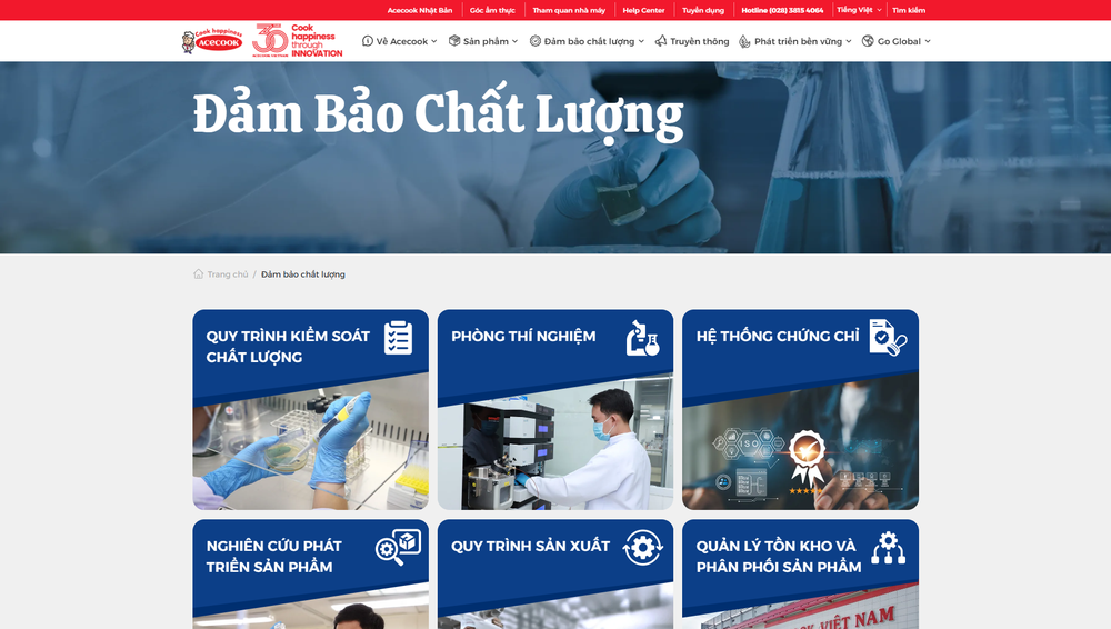 Acecook Việt Nam ra mắt Website mới nhân dịp 30 năm ngày bán hàng đầu tiên - Ảnh 2. Acecook Việt Nam ra mắt Website mới nhân dịp 30 năm ngày bán hàng đầu tiên - Ảnh 2.
