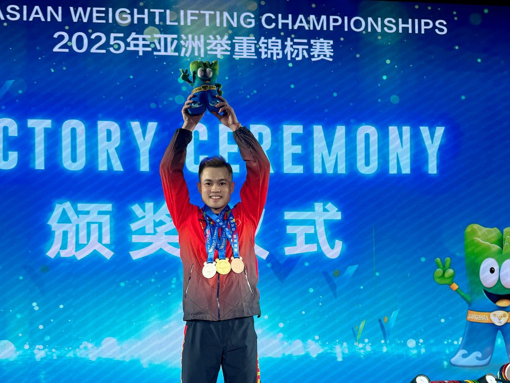 Lại Gia Thành tiếp tục là hy vọng vàng của cử tạ Việt Nam tại SEA Games 2025 - Ảnh 1. Lại Gia Thành tiếp tục là hy vọng vàng của cử tạ Việt Nam tại SEA Games 2025 - Ảnh 1.