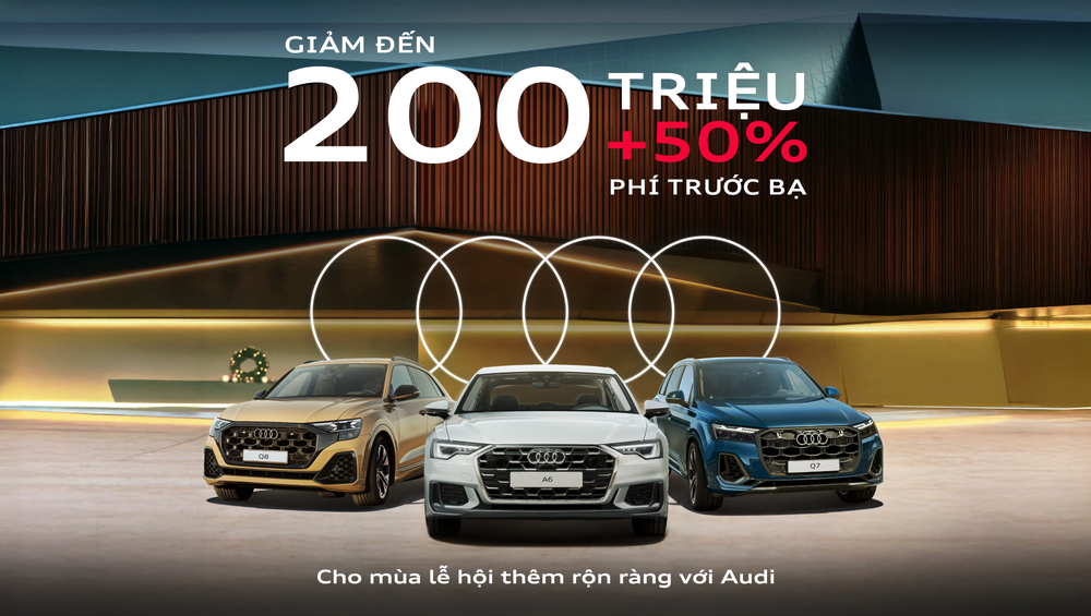 Nhiều xe sang Audi giảm giá đến hơn 300 triệu đồng - Ảnh 1.