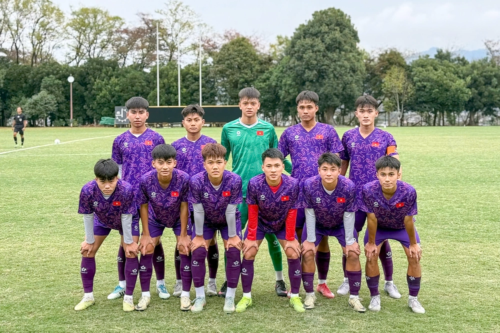 Thua trận 1-2, U17 Việt Nam kết thúc chuyến tập huấn Nhật Bản với nhiều bài học - Ảnh 1.