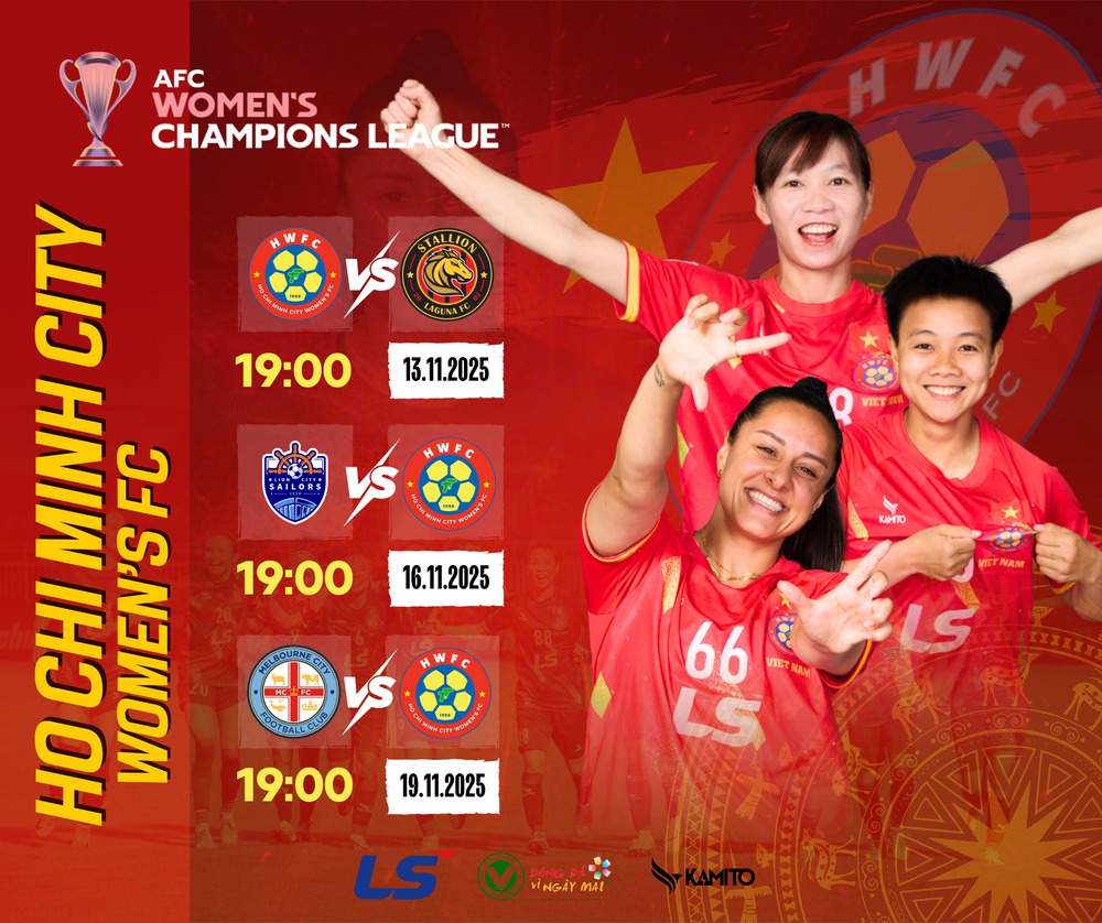 Link xem trực tiếp bóng đá nữ TPHCM vs Stallion Laguna 19h00 hôm nay, vòng bảng Cúp C1 nữ châu Á - Ảnh 3. Link xem trực tiếp bóng đá nữ TPHCM vs Stallion Laguna 19h00 hôm nay, vòng bảng Cúp C1 nữ châu Á - Ảnh 3.