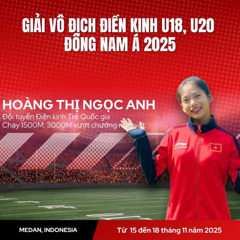 'Truyền nhân của Nguyễn Thị Oanh' vừa giành HCV ở giải điền kinh Đông Nam Á - Ảnh 1. 'Truyền nhân của Nguyễn Thị Oanh' vừa giành HCV ở giải điền kinh Đông Nam Á - Ảnh 1.