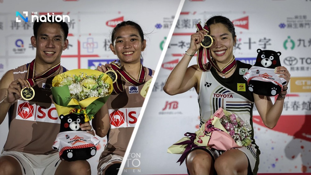 Cầu lông Thái Lan khởi động cho SEA Games 2025 bằng cú đúp vô địch giải đấu danh giá tại Nhật Bản - Ảnh 1. Cầu lông Thái Lan khởi động cho SEA Games 2025 bằng cú đúp vô địch giải đấu danh giá tại Nhật Bản - Ảnh 1.