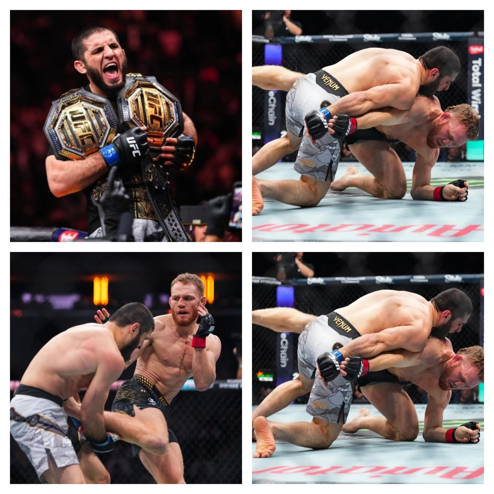 Cao thủ Nga thắng áp đảo võ sĩ Australia, giành đai vô địch và tạo lịch sử ở UFC - Ảnh 1. Cao thủ Nga thắng áp đảo võ sĩ Australia, giành đai vô địch và tạo lịch sử ở UFC - Ảnh 1.