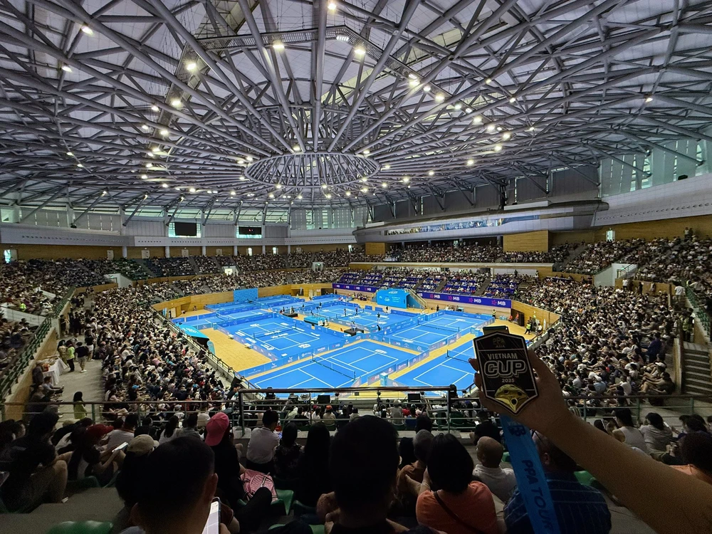 Chạnh lòng với khán đài chỉ có… 30 khán giả tại giải pickleball ở Úc, nơi tay vợt Việt Nam lên ngôi vô địch - Ảnh 3. Chạnh lòng với khán đài chỉ có… 30 khán giả tại giải pickleball ở Úc, nơi tay vợt Việt Nam lên ngôi vô địch - Ảnh 3.