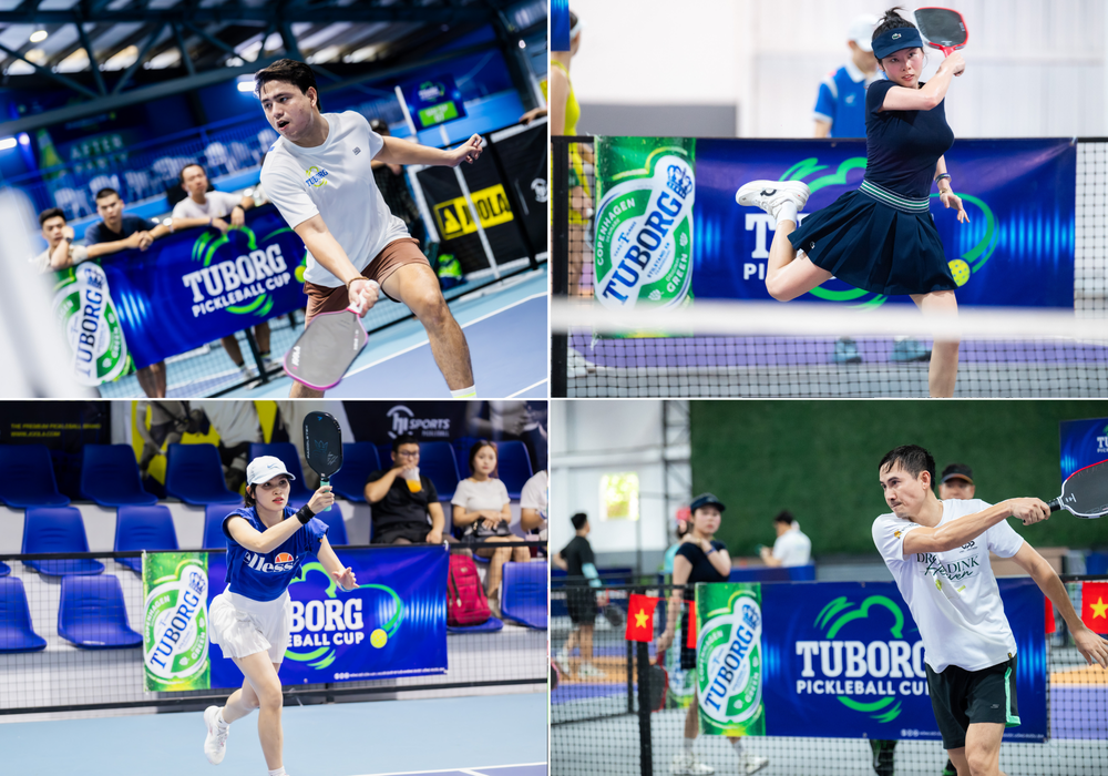 Giới trẻ TP.HCM nô nức "lên kèo" tranh tài tại Tuborg Pickleball Cup Series 2025 - Ảnh 2. Giới trẻ TP.HCM nô nức "lên kèo" tranh tài tại Tuborg Pickleball Cup Series 2025 - Ảnh 2.