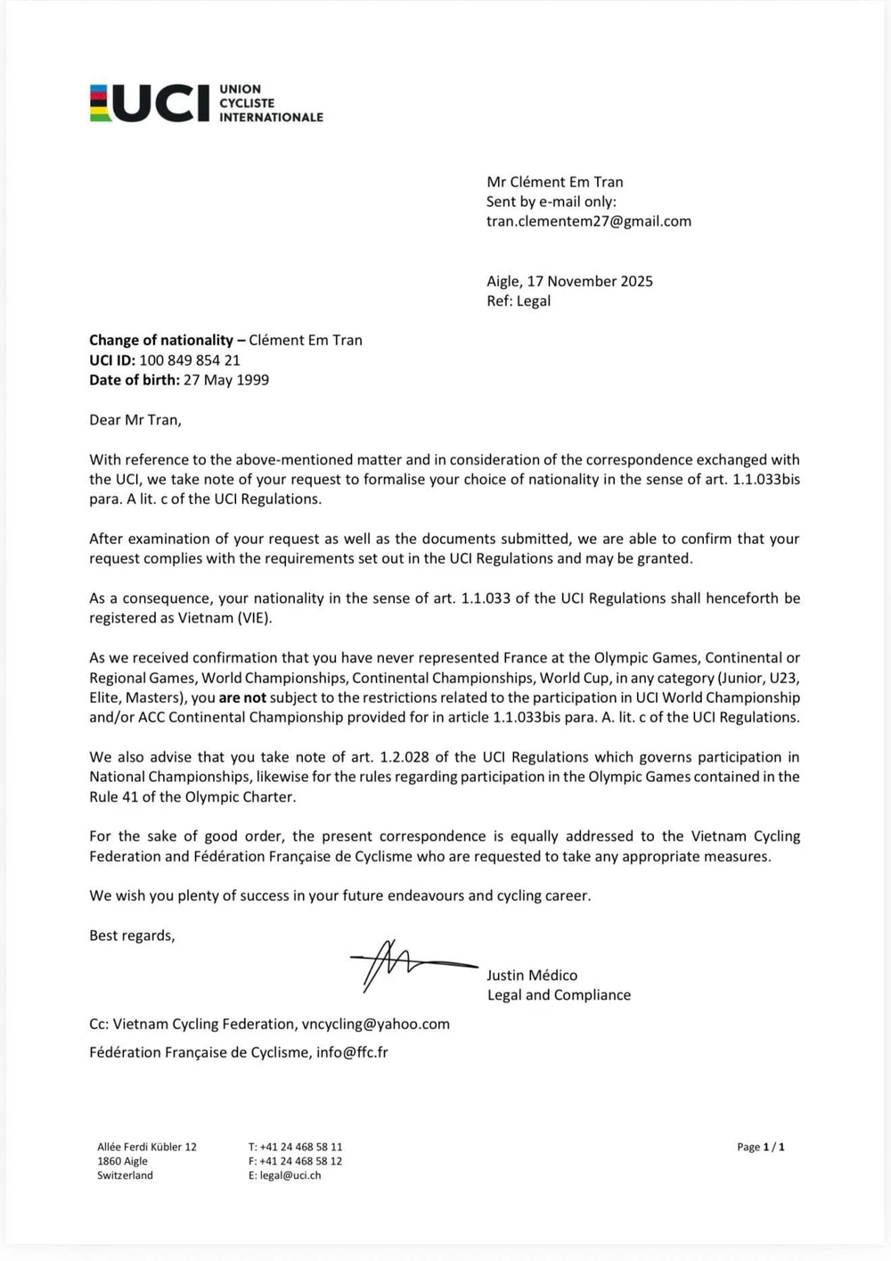 Ngôi sao Việt kiều gốc Pháp được phép thi đấu cho đội tuyển Việt Nam - Ảnh 1. Việt kiều